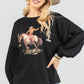 Western Vintage Cowboy & Horse Graphic Sweatshirt at Bourbon Cowgirl