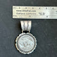 Sterling Silver Buffalo Nickel Pendant – Rope Border – Artist Jason Ogg