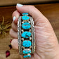 Cuff - Sterling silver Cuff Bracelet with Kingman turquoise