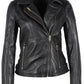 Traysie RF Leather Jacket, Black