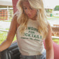 Cowgirls for Cocktails Crop Tank - Tees for Bourbon Cowgirl