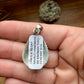 Teardrop Pendant - sterling silver with Kingman turquoise