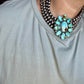 Princess Sonoran Turquoise Necklace – Emerson Thompson, Native Made, Sterling Silver
