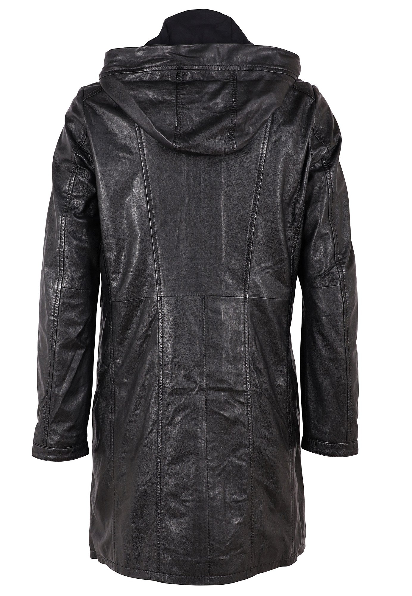 Varja CF Leather Jacket, Black