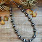 Sterling Silver Pearl Necklace – Mixed Sizes – 23"