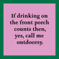 CARD Outdoorsy | Funny Party Gift | Kitsch Greeting Cards