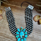 Princess Sonoran Turquoise Necklace – Emerson Thompson, Native Made, Sterling Silver