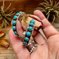 Snake Eye Hoop Earrings – Kingman Turquoise & Sterling Silver