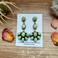 Big Dangle Sonoran Gold Turquoise Stud Earrings