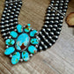 Princess Sonoran Turquoise Necklace – Emerson Thompson, Native Made, Sterling Silver