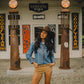 Rustler x H Bar C Denim Cropped Shirt