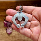 Naja Pendant with Dark Red & Purple Spiny Oyster – Sterling Silver – Native Made by KB
