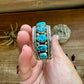 Cuff - Sterling silver Cuff Bracelet with Kingman turquoise