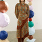 Allyne Skirt in Amber Glen Brown by Hunter Bell