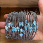 Golden Hill Turquoise Choker – Sterling Silver Pearls