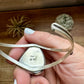 Cuff Bracelet- White Buffalo and Sterling silver