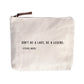 Be a Legend Quote by Stevie Nicks Canvas Zip Bag Fleetwood Mac