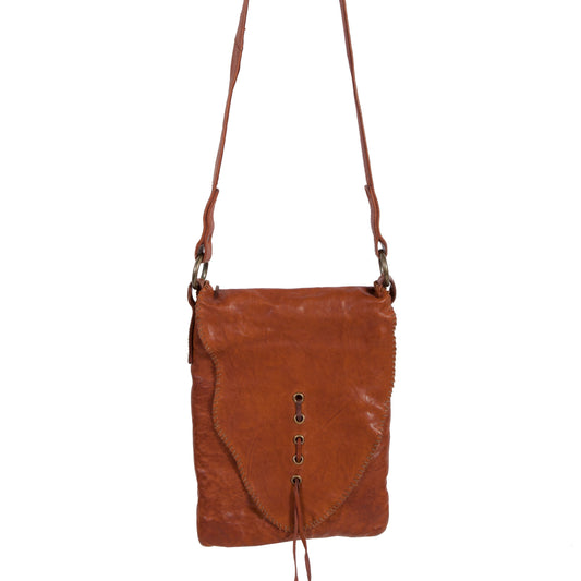 Whipstitch Cognac Leather Handbag Purse at Bourbon Cowgirl