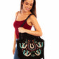 Large Black Fringe Suede Handbag Embroidered Tote at Bourbon Cowgirl