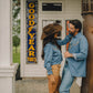 Rustler x H Bar C Denim Cropped Shirt