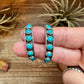 Snake Eye Hoop Earrings – Kingman Turquoise & Sterling Silver