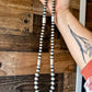Sterling silver pearls - 30 inch with barrel beads