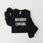 Bourbon Cowgirl Branded Raglan Crew Sweatshirt
