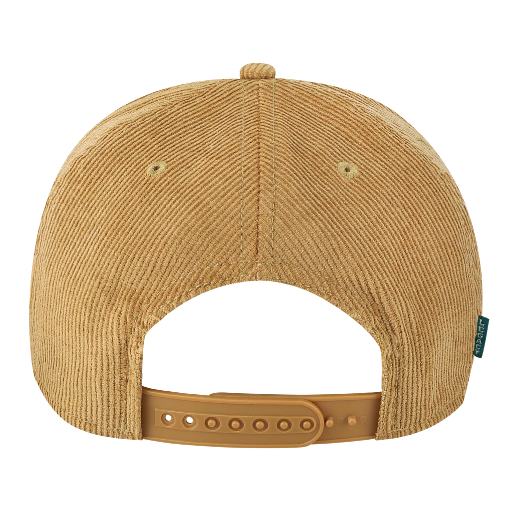 Khaki Corduroy Bourbon Cowgirl Patch Trucker Hat