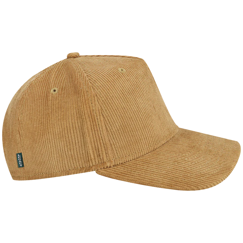 Khaki Corduroy Bourbon Cowgirl Patch Trucker Hat