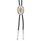 New Traditions Four Directions Bolo Tie with Triple Cross Figure - Montana Silversmiths