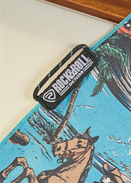 Rock & Roll Denim patch on horse graphic