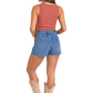 Woman in shorts and cowboy boots, BW20T08080-G