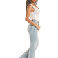Rock & Roll Denim Women's Released Hem Trouser Jeans