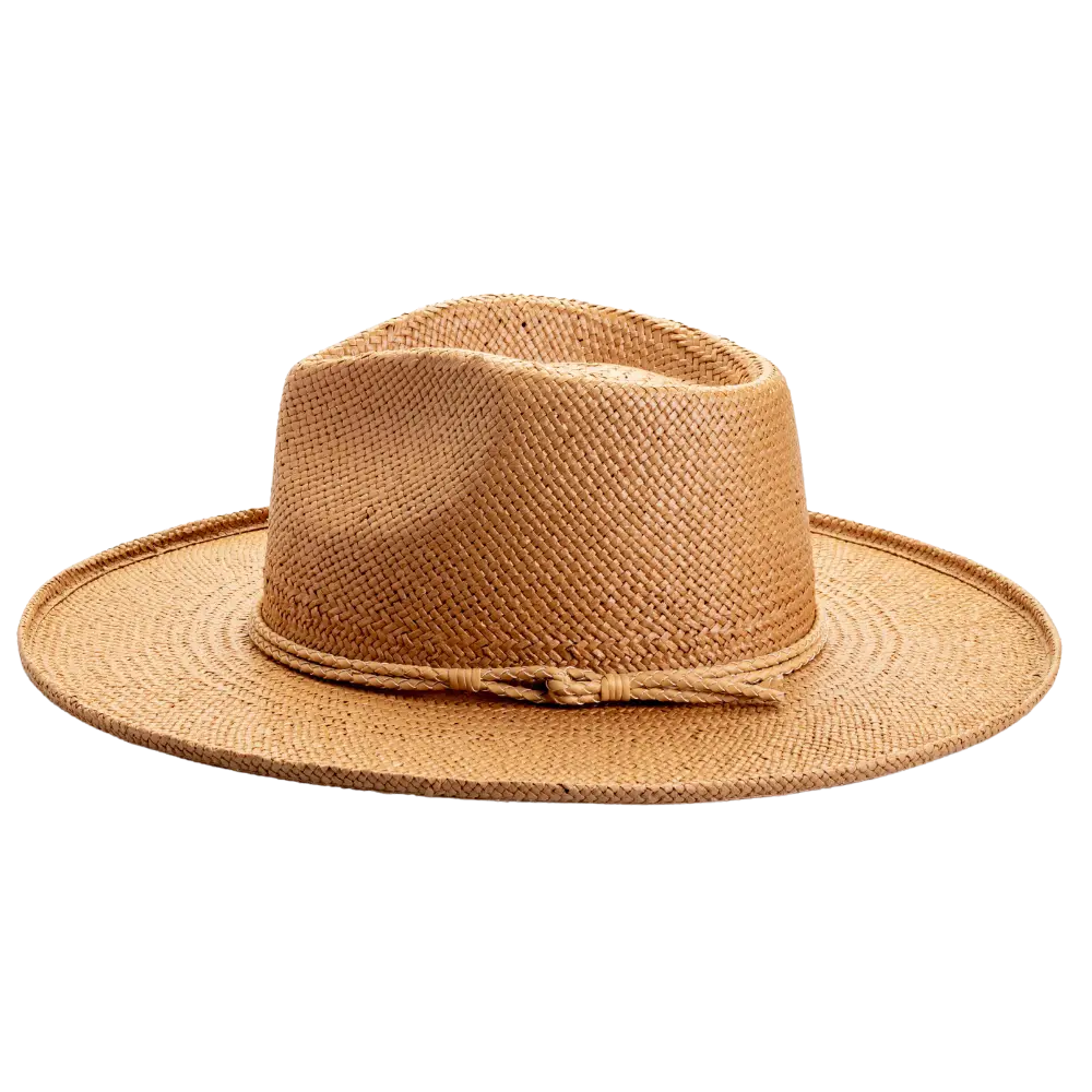 Bailey | Womens Tea Sun Straw Hat Western Cowgirl Hat - Bourbon Cowgirl