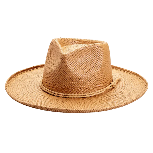 Bailey | Womens Tea Sun Straw Hat Western Cowgirl Hat - Bourbon Cowgirl