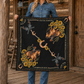 Bet Against Me That'll Be Fun Wild Rag Scarf in Black by Bourbon Cowgirl