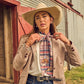 Boli - Gettin' Western by Fringe Scarves Red Plaid