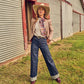 Boli - Gettin' Western by Fringe Scarves Red Plaid