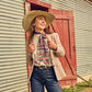 Boli - Gettin' Western by Fringe Scarves Red Plaid