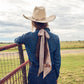 Boli - Gettin' Western by Fringe Scarves Tan Blue Plaid