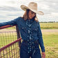 Boli - Preppy Buck by Fringe Scarves - Wine and Navy