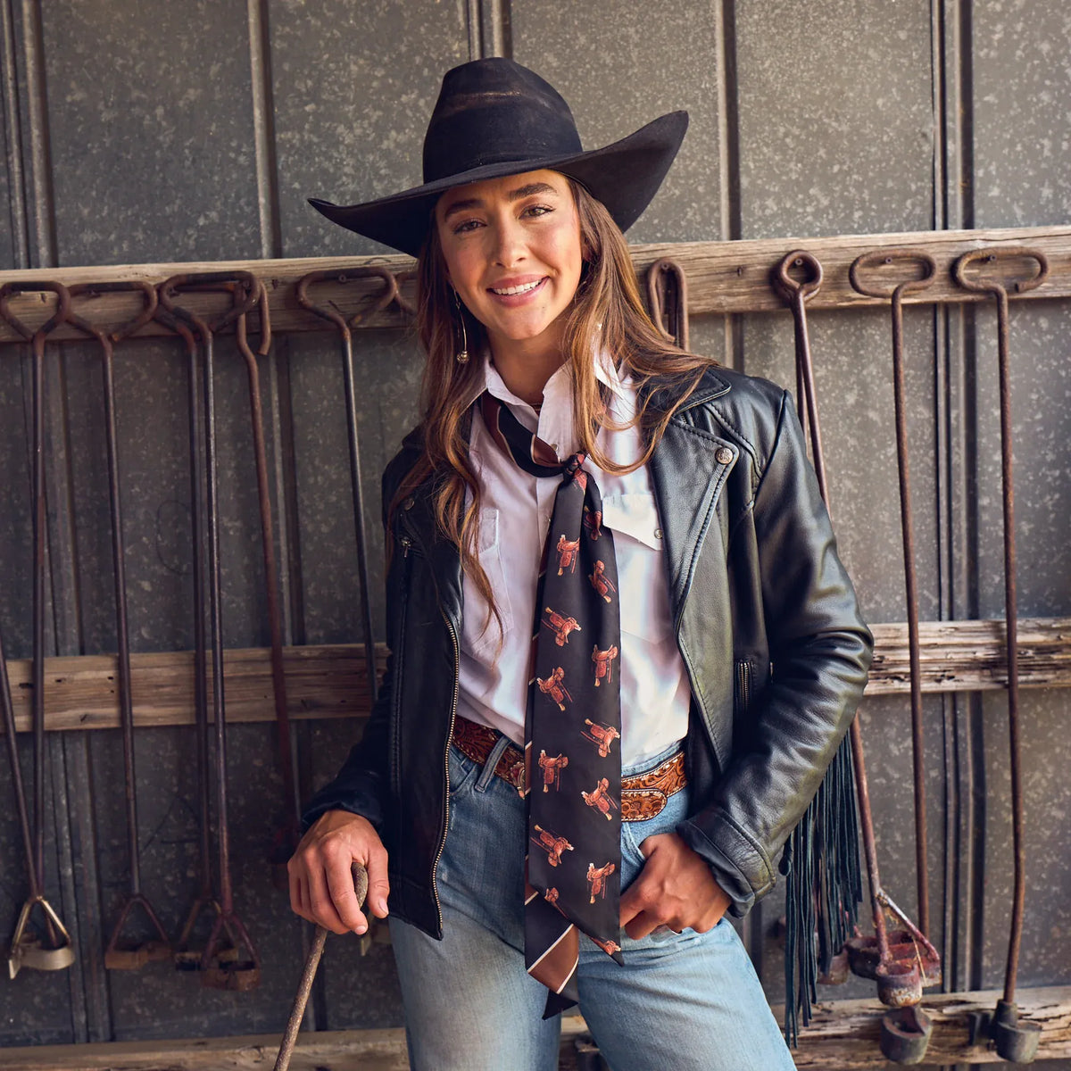 Boli - Preppy Saddle by Fringe Scarves