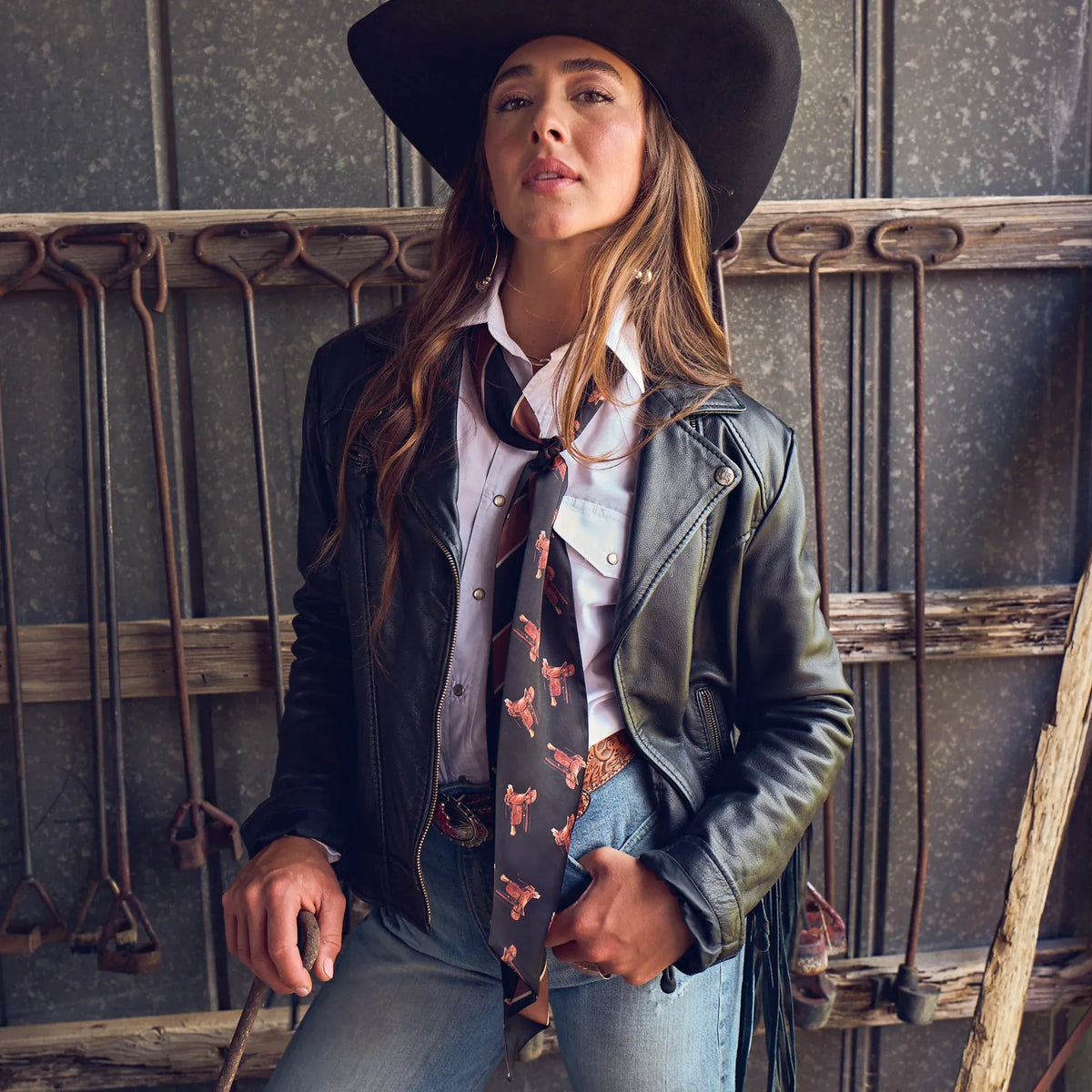 Boli - Preppy Saddle by Fringe Scarves