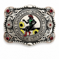 Bourbon Cowgirl Logo Silver Buckle by Molly's Silver