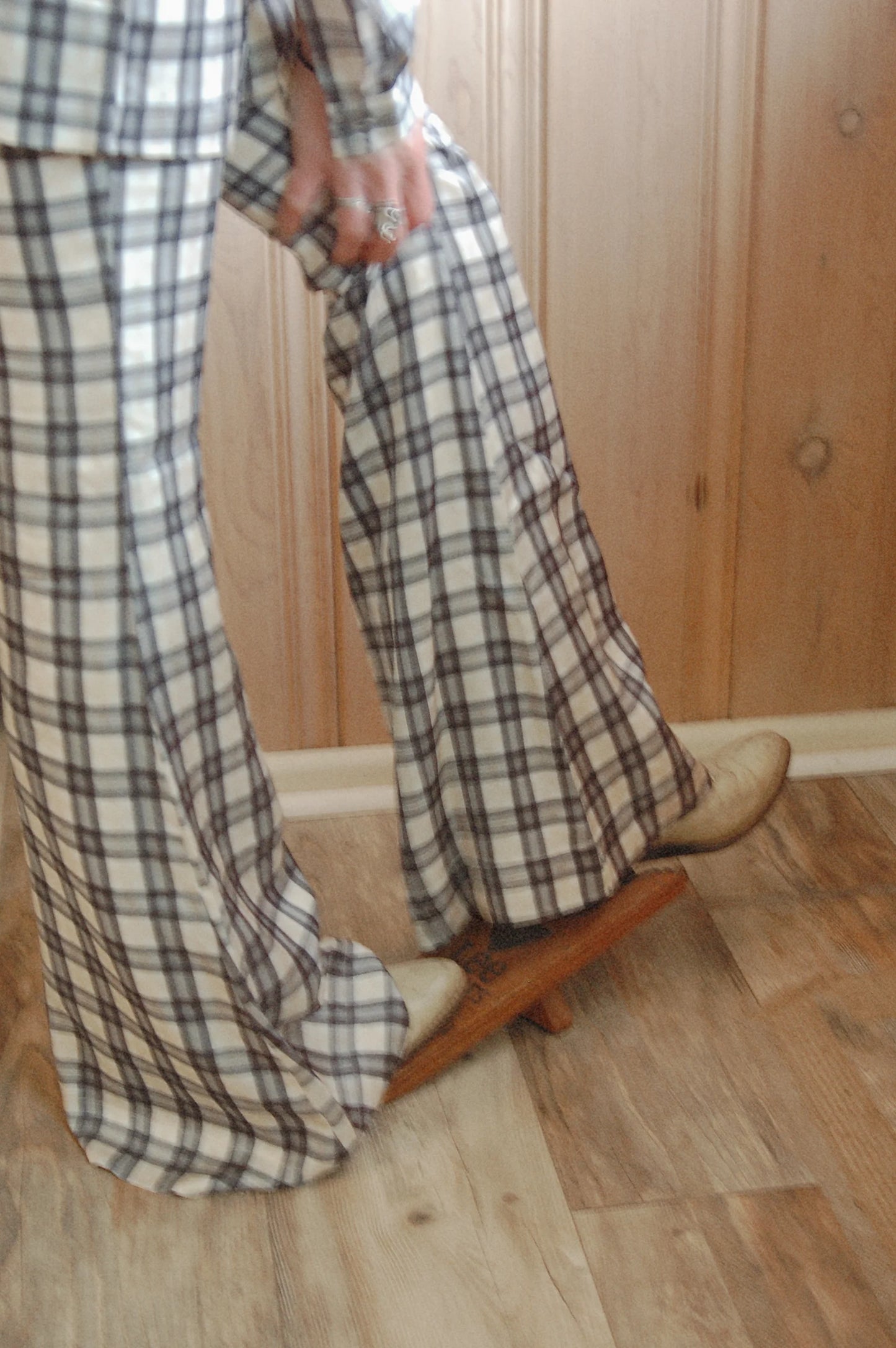 Bridget Bells in Retro Plaid by Folk Saint