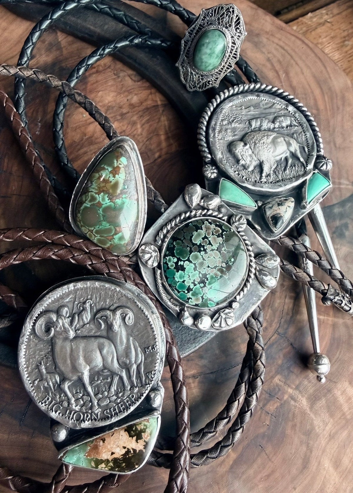 Heritage Series | Polychrome Hubei Turquoise Western Bolo