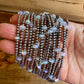 15" White Opal Necklace with Sterling Silver Pearls