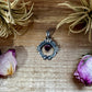 Naja Pendant with Purple Spiny Oyster – Sterling Silver – Native Made by KB