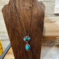 Egyptian turquoise necklace lariat