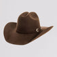 Cattleman Chocolate | Womens Felt Brown Cowgirl Hat  - Bourbon Cowgirl